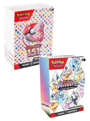 Pok&eacute;mon CENTER TCG Cards 151 EVOLVING SKIES PRISMATIC EVOLUTIONS ETB UPC PRESALE | UK