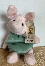 Classic Pooh Gund PIGGLET 6  Plush Disney NEW w/,TAG
