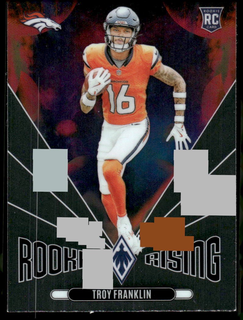 2024 Panini Phoenix #RR-TFN Troy Franklin Rookie Rising Orange
