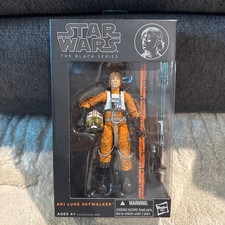 Star Wars Black Series Luke Skywalker X-Wing Pilot 6 Figure 01 Orange Line NEW