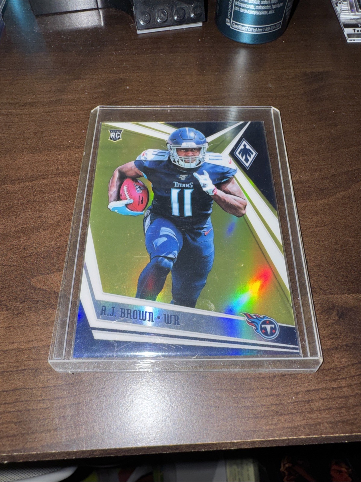 2019 Panini Phoenix Yellow #111 A.J. Brown RC Rookie Titans NM-MT+ 25/75