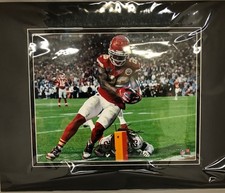 Damien Williams UNSIGNED 8x10 Matted Super Bowl LIV Kansas City Chiefs
