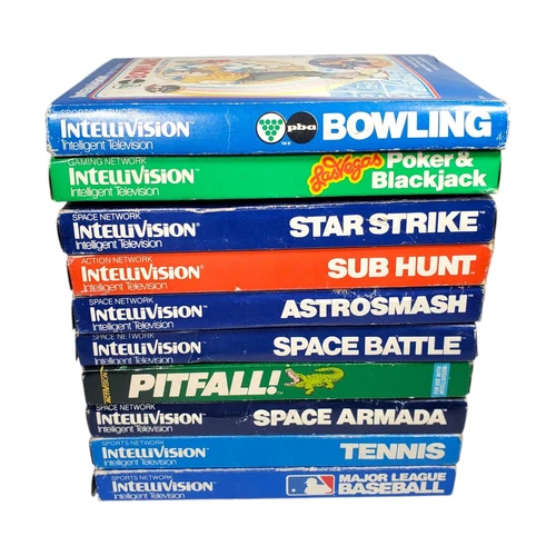 Colección de videojuegos Intellivision en caja