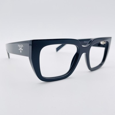 PRADA Brille SCHWARZ ECKIG Brillengestell MOD: VPRA03 16K-1O1