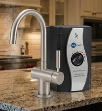 InSinkErator HWT-00 + F-H3300SN SN Satin Nicel Hot Water Tank & Faucet Bundle