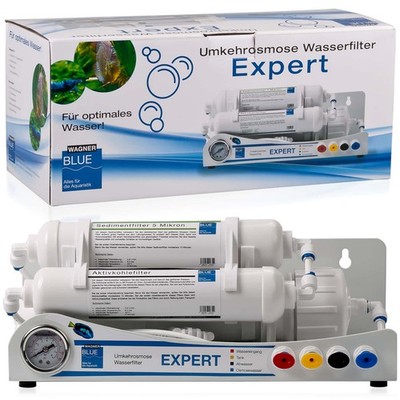 Osmoseanlage Wasserfilter Umkehrosmose EXPERT von WAGNER BLUE 570L/Tag 150GPD