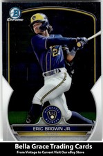 2023 Bowman Eric Brown Jr. #BCP-41 Milwaukee Brewers Chrome Prospects MLB