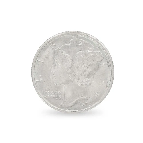 1943 Mercury Silver Dime