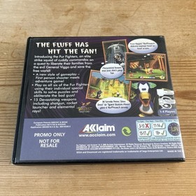 Sega Dreamcast Games PAL Fur Fighters - Industry Promo White Label BOX ONLY RARE