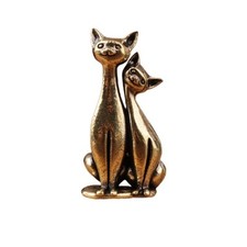 Vintage Cat Decor Statue Ornament  Home Desktop Office