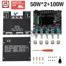 ZK-MT21 2.1Channel Bluetooth Audio Power Amplifier Board Module 50W*2+100W US