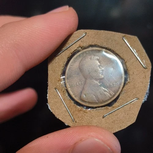 Lincoln Wheat Small Cent 1920 Brown Circulated One Cent US Coin