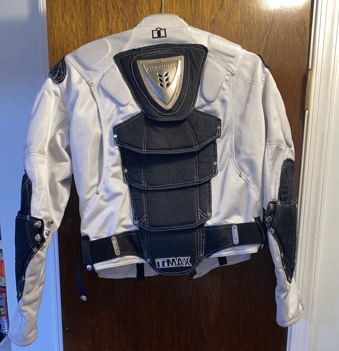 ICON TiMax Motorcycle Jacket Titanium Reinforced CE Armored Vented