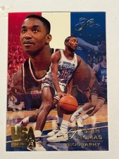 1994 FLAIR USA BASKETBALL #100 ISIAH THOMAS BIOGRAPHY