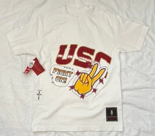 Travis Scott Cactus Jack & Mitchell & Ness T-Shirt USC TrojanS Size: M
