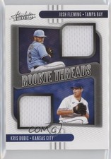 2021 Panini Absolute Rookie Threads Duals Josh Fleming Kris Bubic #RTD-JF 5w7