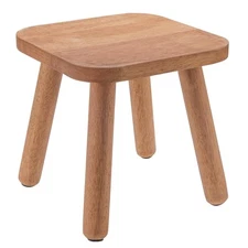 Wooden Step Stool for Adults, Kitchen Stepping Stools with Four Assembled Leg...
