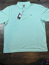 Callaway Men's Performance Short Sleeve Golf Polo XXL, Limpet Shell NWT