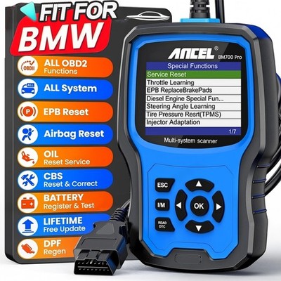 ANCEL BM700 PRO All System Diagnostic Tool Car OBD2 Scanner Fit For BMW/Mini/RR