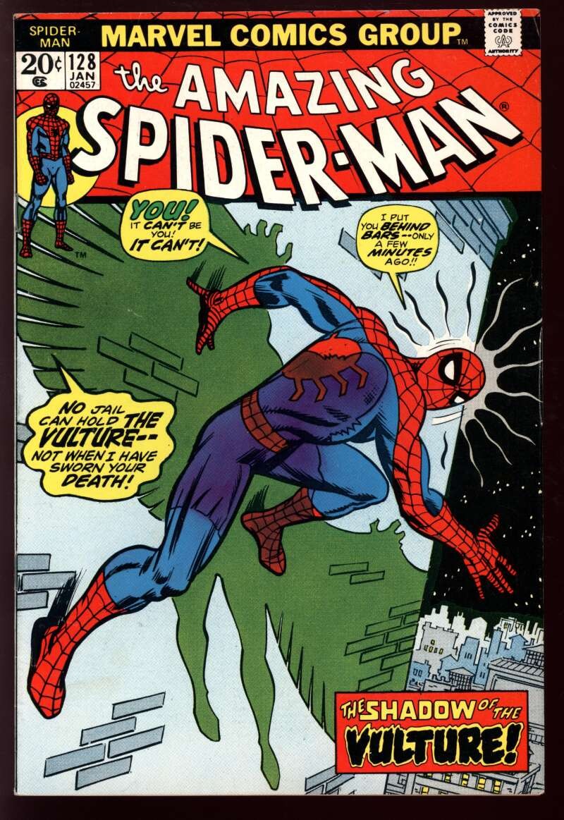 The Amazing Spider-Man #128 (Marvel Comics January 1974) for sale