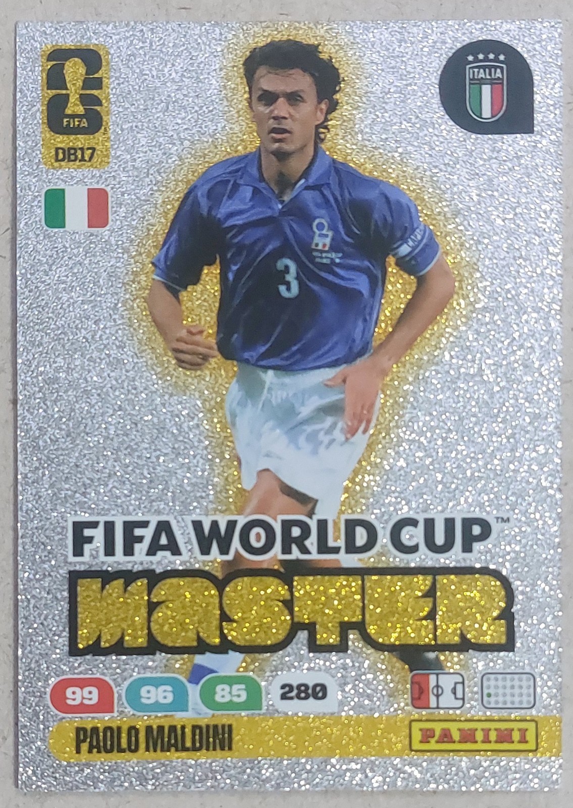 Panini 2026 Adrenalyn XL FIFA World Cup Master Paolo Maldini Italy DB17