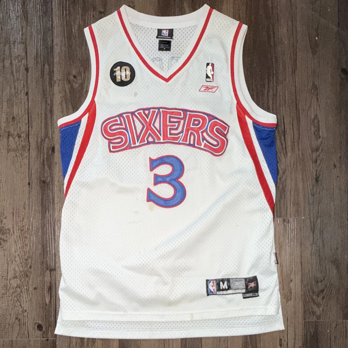 Reebok Allen Iverson Blue NBA Fan Apparel & Souvenirs for sale | eBay