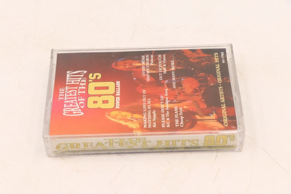 RARE Greatest Hits Of The 80's: Power Ballads Cassette NEW Sealed CEMA S41-17900 - Image 4 of 4