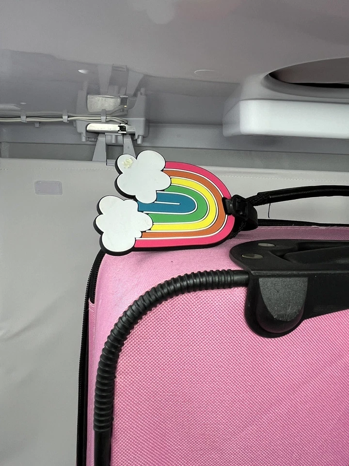 Juego de equipaje vertical lado blando Rockland Fashion asas telescópicas rosa 2 piezas ¡EXCELENTE ESTADO USADO! Foto 3 de 4