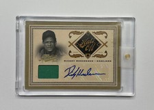 Rickey Henderson ⚾2011 Panini Prime Cuts Hats Off Auto Jersey Relic #'d 21/25 ⚾️
