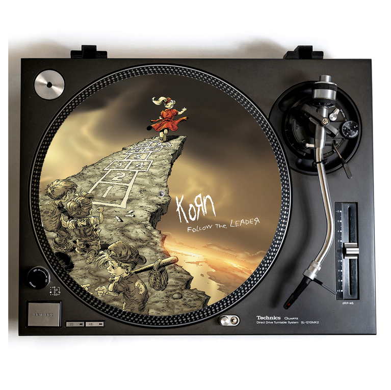 KORN 12 Inch DJ Turntable Slipmat for Nu Metal Vinyl Records-image