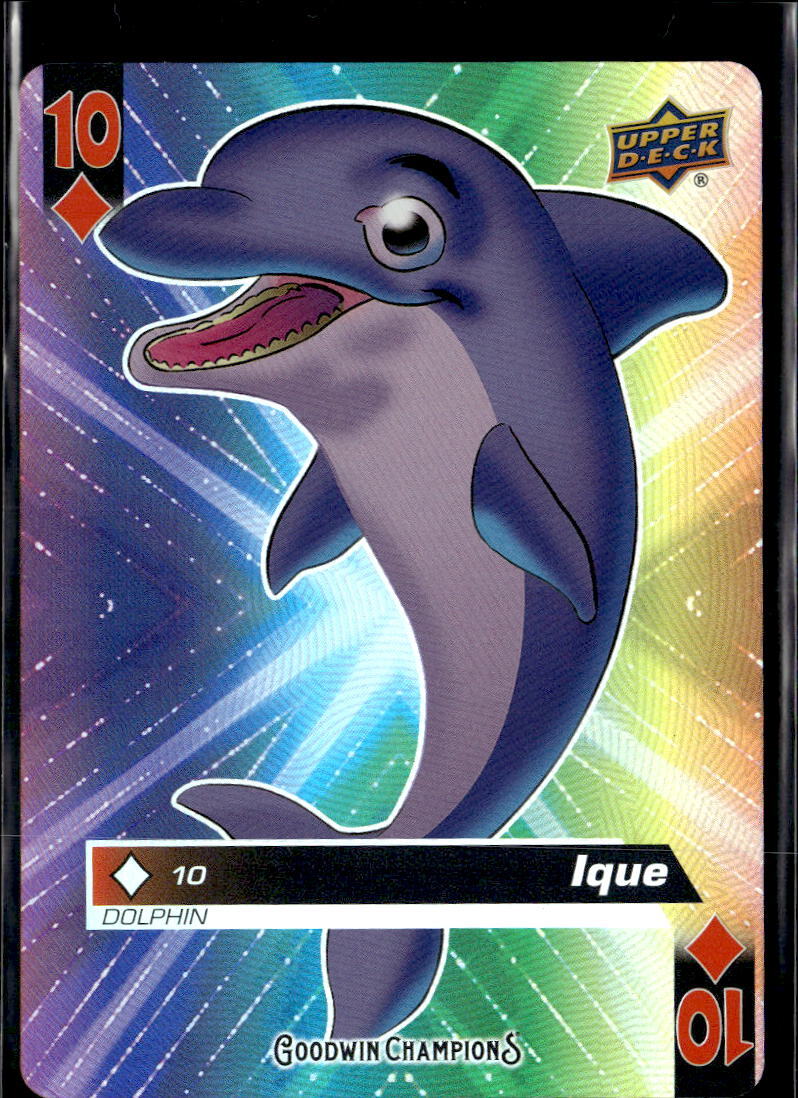 2021 Upper Deck Goodwin Champions #10 Diamonds Ique Playing Cards Animation