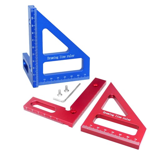 Woodworking Square Protractor Miter Triangle Ruler Layout Measuring Tool Durable - Picture 8 of 16