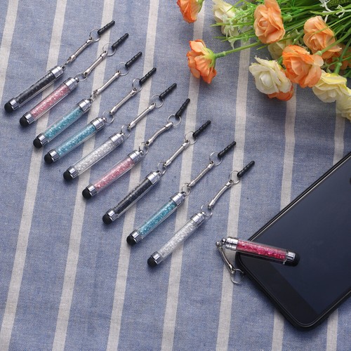 10 PCS Mobile Phone Pendant Glitter Capacitive Pens Stylus - 第 6/12 張圖片