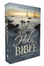 Niv Holy Bible Larger Print Ec - VERY GOOD