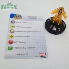 Heroclix Avengers Assemble set Firebird 011 Common figure w/card