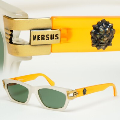 Versus Sonnenbrille 1996 von Gianni Versace Vintage Honey Lion MOD E29 COL 445