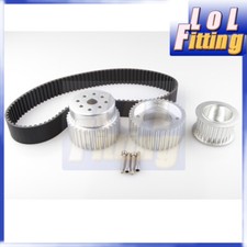 Usa Gilmer Drive Pulley Kit 1.5 Belt For 12a 13b 20b 15mm Rx7 Fd Fc Rx3 Silver Usa Gilmer Drive Pulley Kit 1.5 Belt For 12a 13b 20b 15mm Rx7 Fd Fc Rx3 Silver