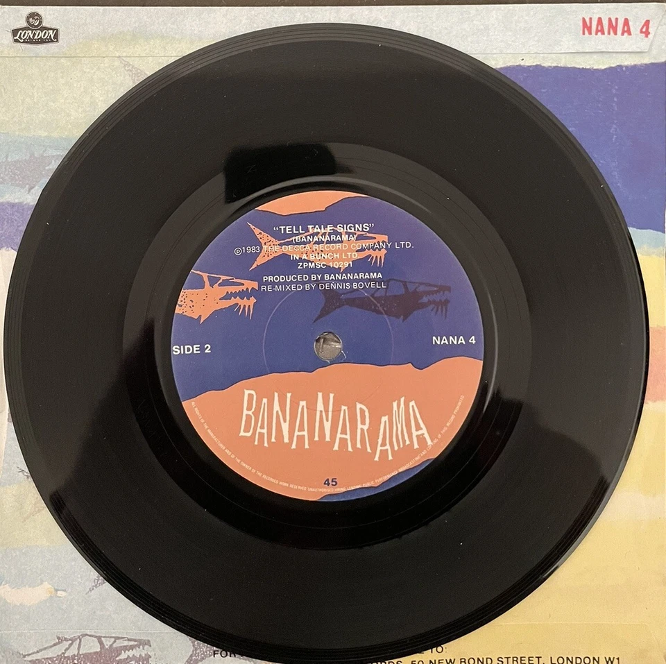 Bananarama- Na Na Hey Hey Kiss Him Goodbye/Tell Tale 7" U.K. Vinyl Single- New - Image 4 of 4