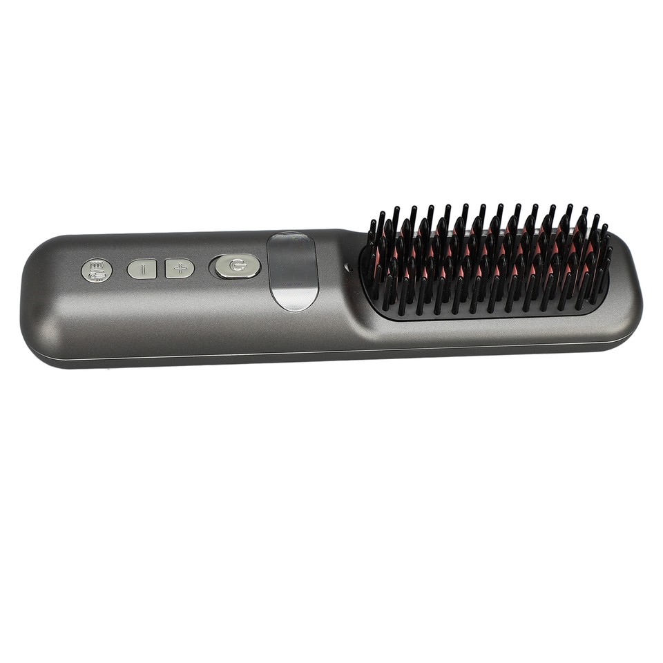 Hair Straightener Comb Brush, Portable Ionic Hair Straightening Brush