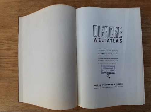 DIERCKE Weltatlas 1966 - Bild 4 von 6
