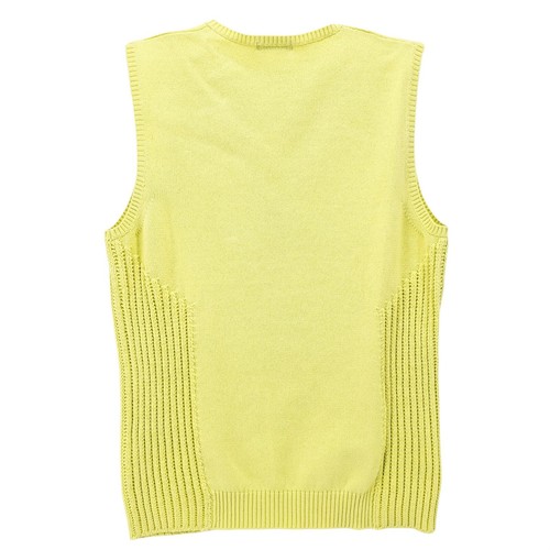 MALO Cotton Knit Sleeveless Sweater 