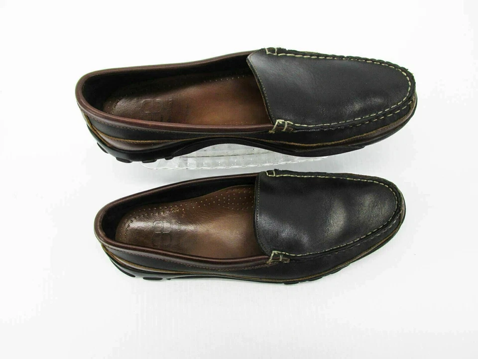 Zapato Allen Edmonds Hombre Boulder Veneciano Talla 9.5D Mocasín de Conducción Usado qp Foto 2 de 4