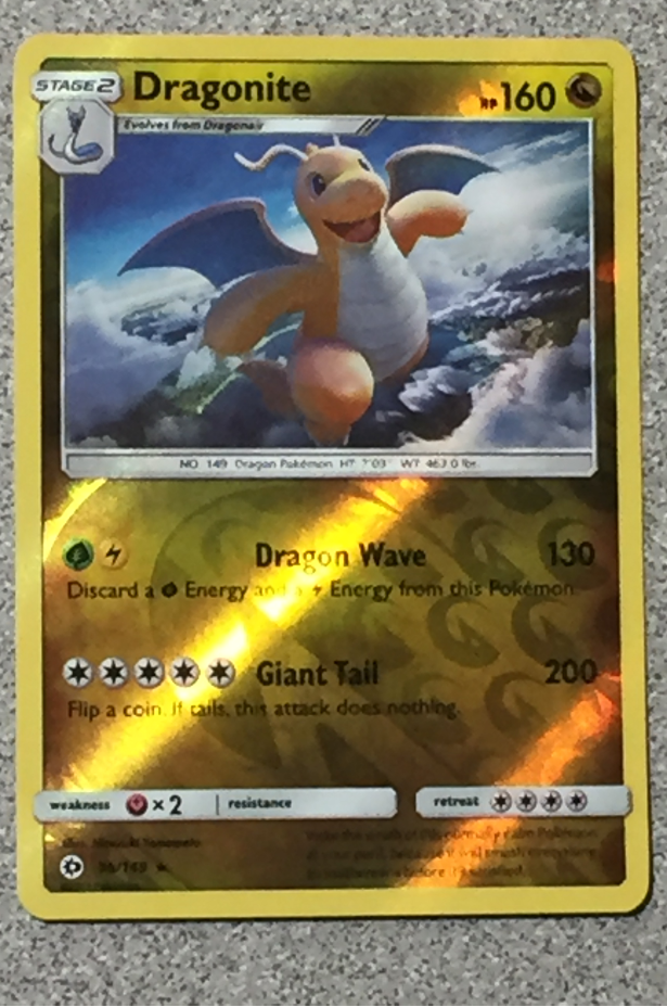 POKEMON - DRAGONITE 96/149 - SUN & MOON - RARE - PROMO