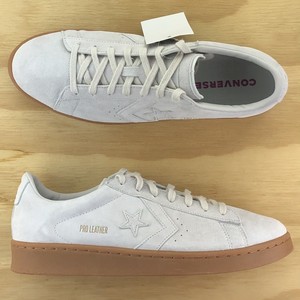 Converse Pro Leather Buey bajo Top goma blanca de ante Zapatos Atléticos  168598C Talla 9.5 | eBay