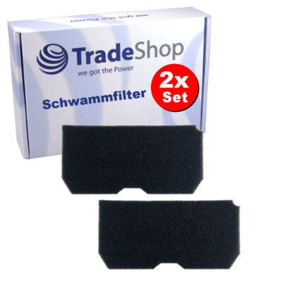 2x Schwammfilter für Blomberg 7180481800 7180481600 7180481700 7188881300 