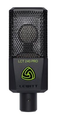 Lewitt LCT 240 PRO Highly Versatile Condenser Microphone, Black