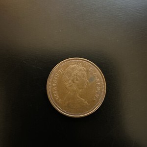1981 Canadian Penny folder filler - Circulated Actual Coin Shown!