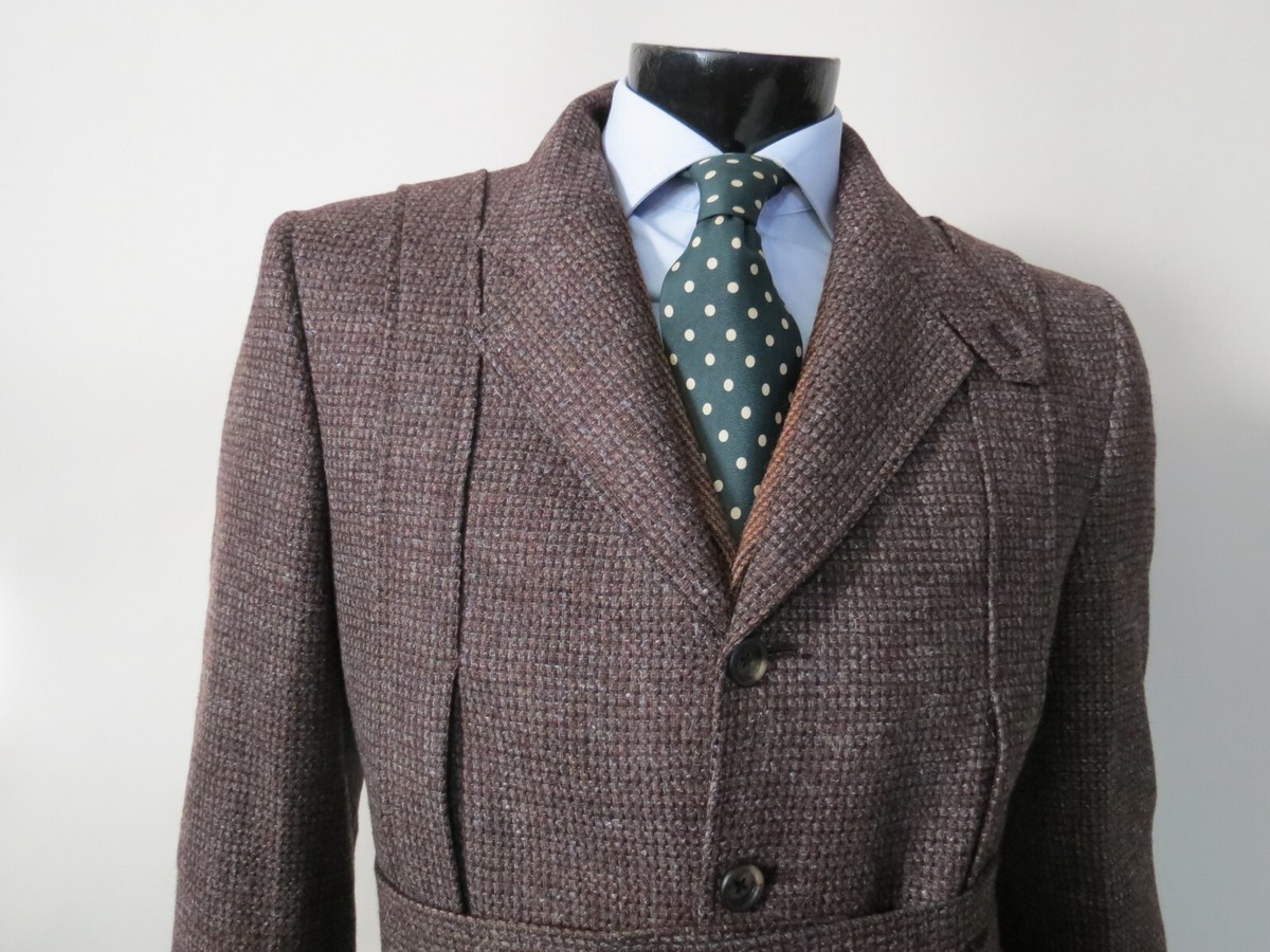 VTG Burberrys' Prorsum Union made Heavy tweed Full belted