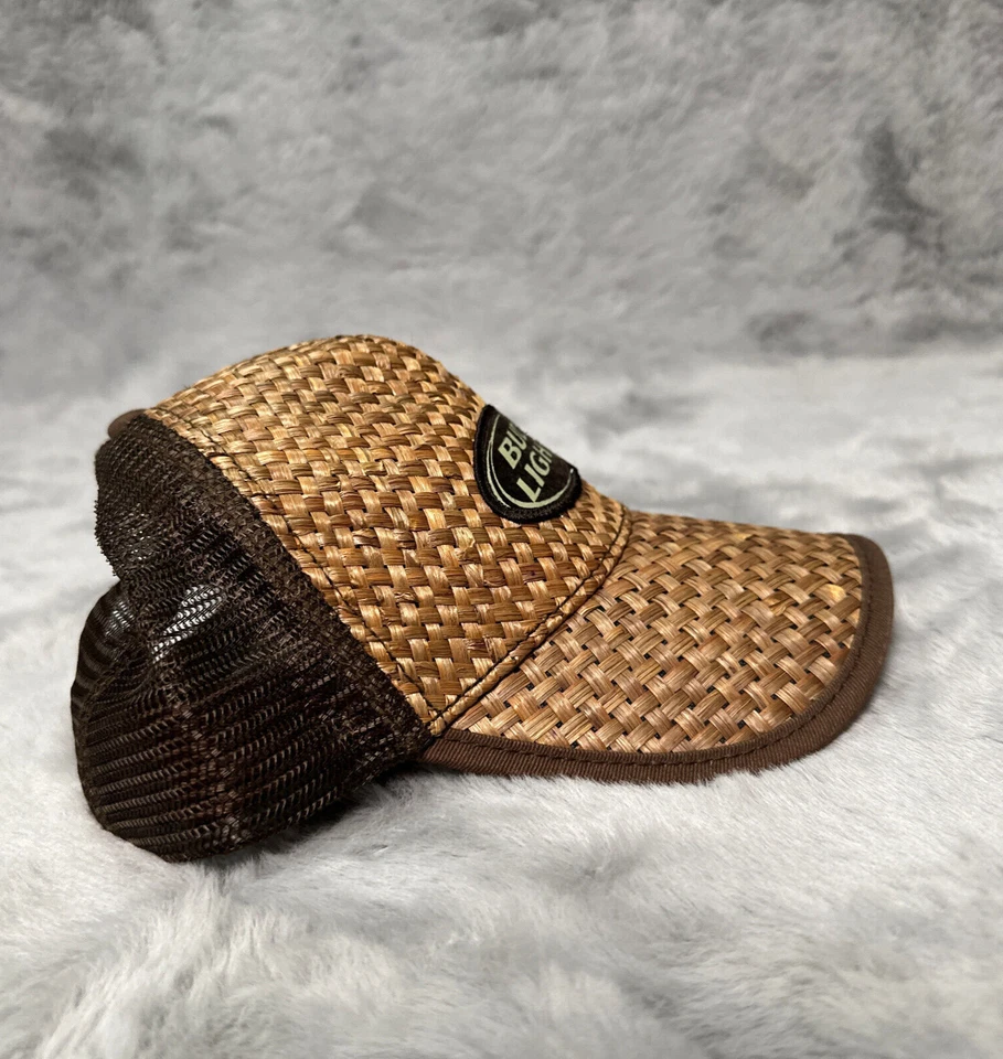 Gorra Budweiser Brwon Paja Camionero Snap Back Ajustable Informal Foto 4 de 4