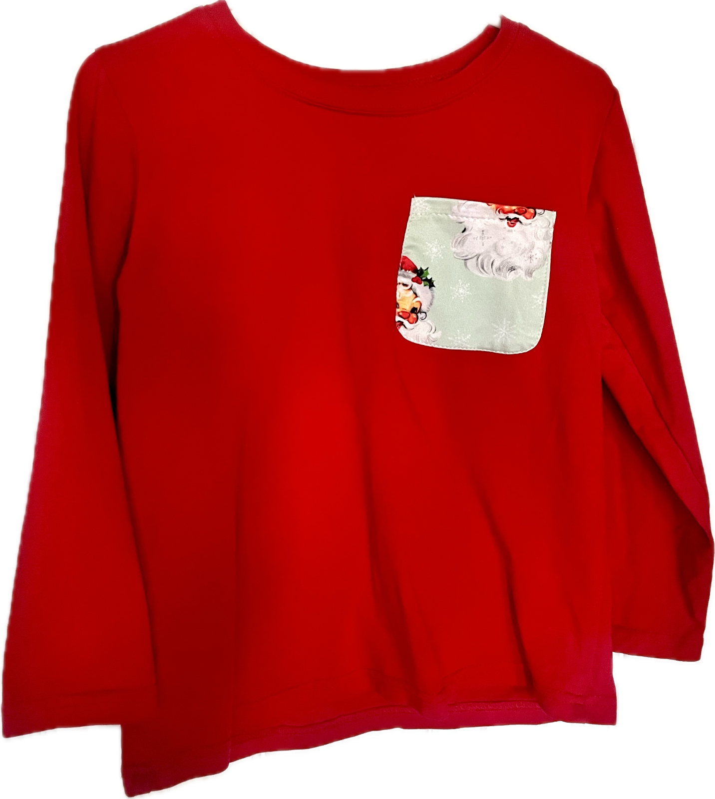 FILA Camicia Sullivan Row Boutique 4T Babbo Natale Tasca Manica Lunga Rossa Natale Vacanze